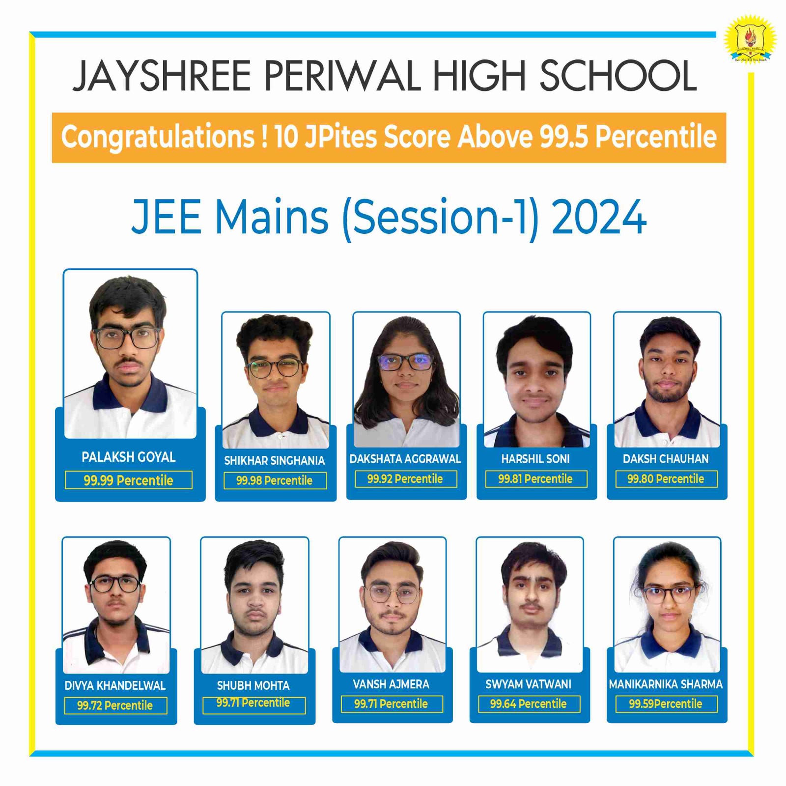 JEE MAINS RESULT 2024 SESSION 1 IMAGE